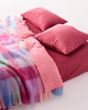 Kip & Co Baroque Rose Linen Euro Pillowcases | Set Of 2