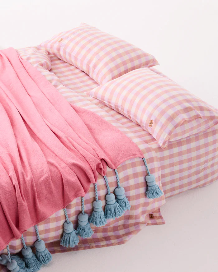 Kip & Co Hazy Days Linen Flat Sheet | King