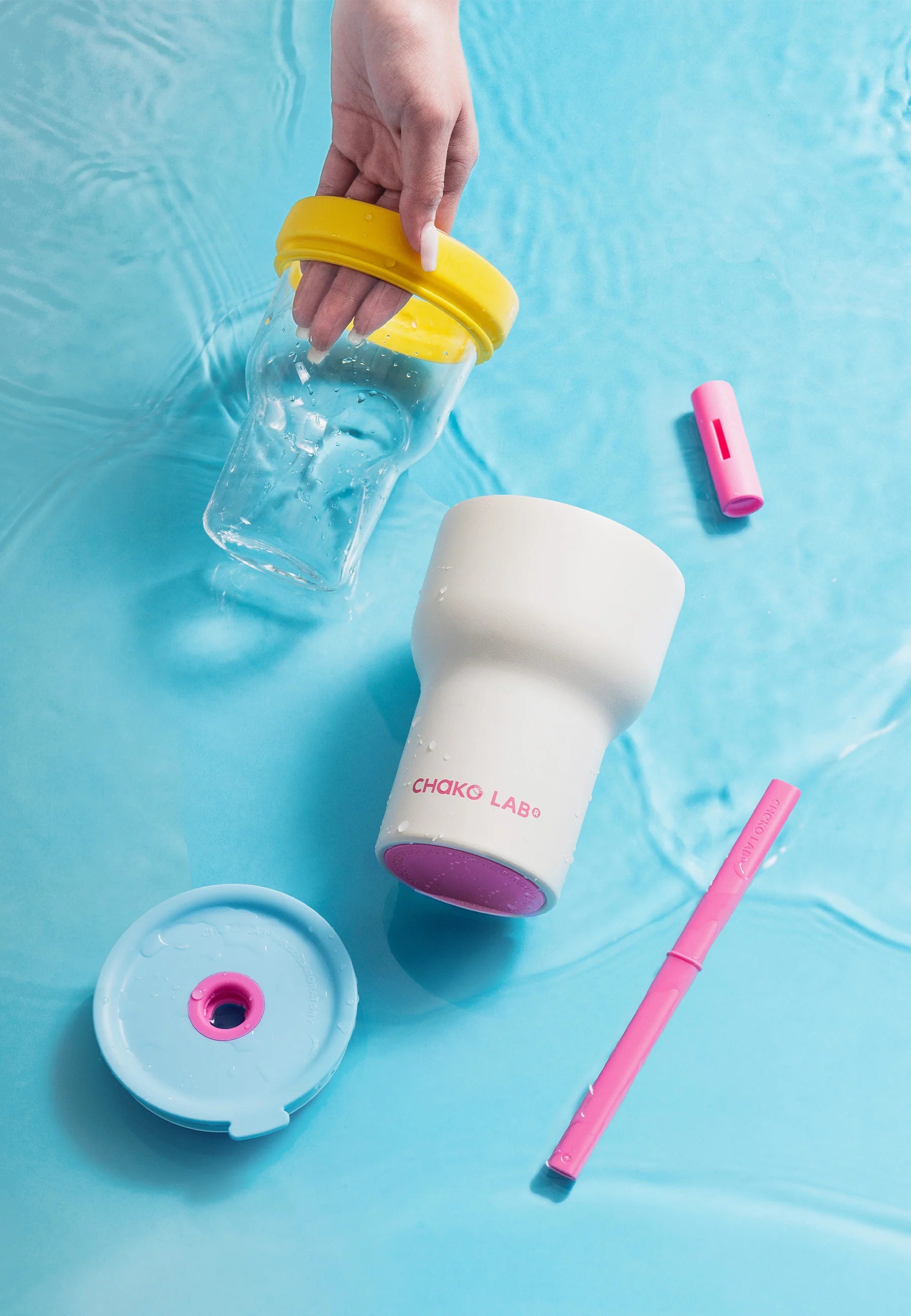 Chako Lab  Dual Layer Tumbler | Yellow Blue