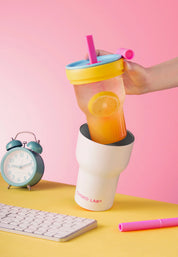 Chako Lab  Dual Layer Tumbler | Yellow Blue