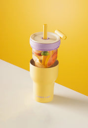 Chako Lab  Dual Layer Tumbler | Yellow Purple