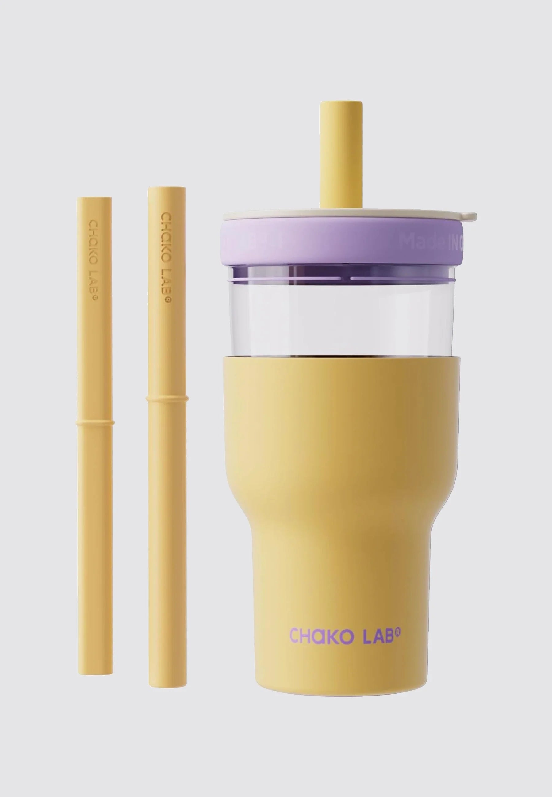 Chako Lab  Dual Layer Tumbler | Yellow Purple