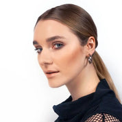 Dyrberg Kern Cirkula Hoop Earrings | Shiny Silver