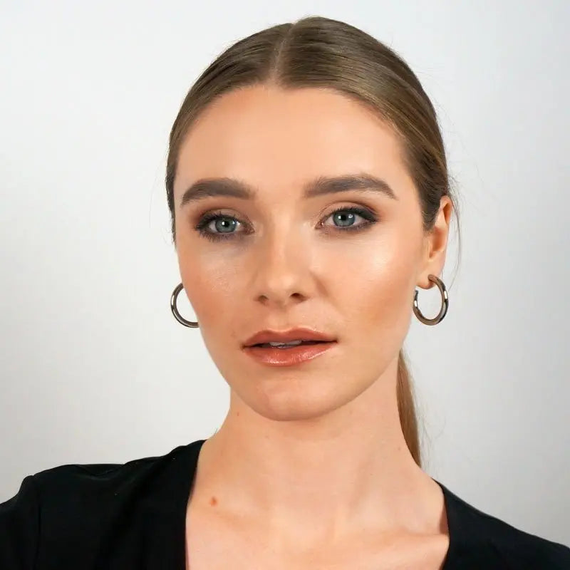 Dyrberg Kern Cirkula Hoop Earrings | Shiny Silver