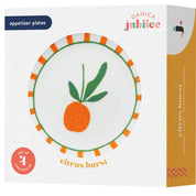 Danica Citrus Burst Appetizer Plates | Set of 4 Assorted