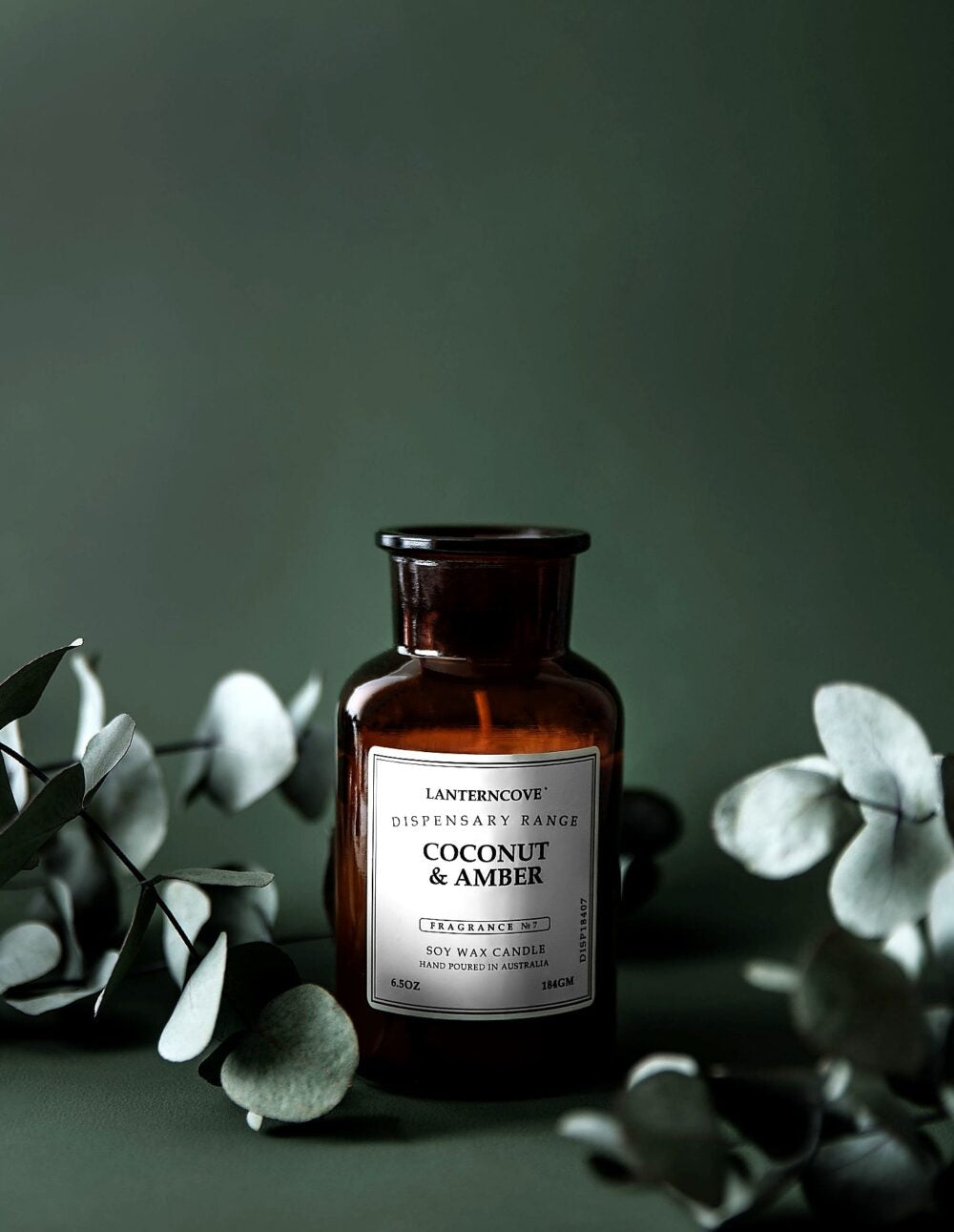 Lantern Cove Dispensary Candles 6.5oz | Coconut & Amber