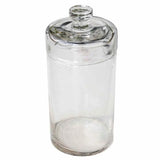 Le Monde Condiment Glass Jar Hold With Lid | Large