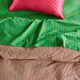Sage X Clare Cosmin Cotton Fitted Sheet | King Spring Green