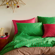 Sage X Clare Cosmin Cotton Pillowcase Set | Spring Green