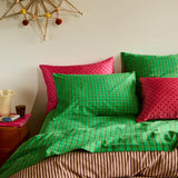 Sage X Clare Cosmin Cotton Pillowcase Set | Spring Green