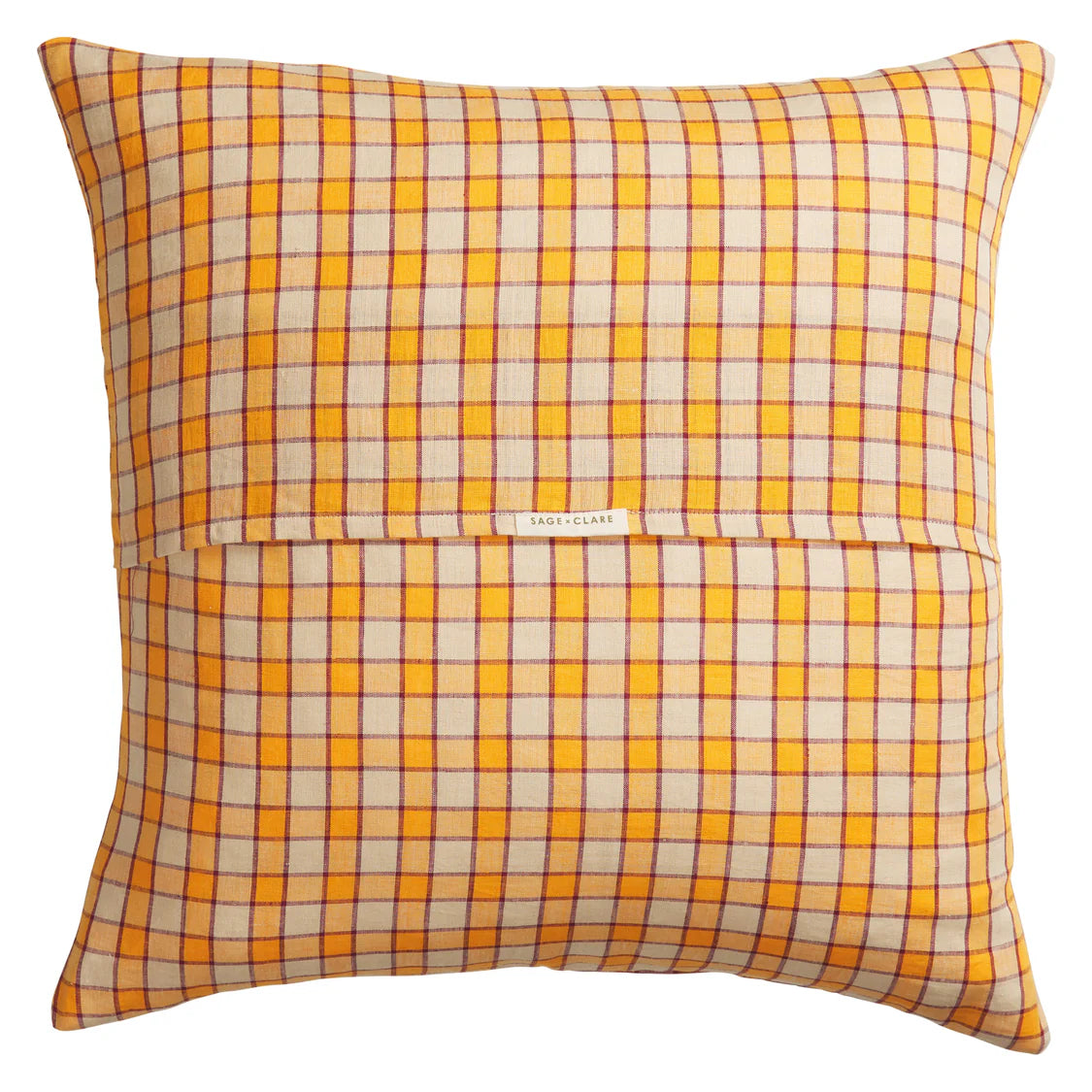 Sage X Clare Marquis Linen Euro Pillowcase Set | Kent