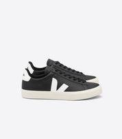 Veja Campo Chrome Free Leather Sneaker Black|White