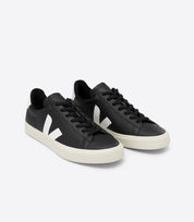 Veja Campo Chrome Free Leather Sneaker Black|White