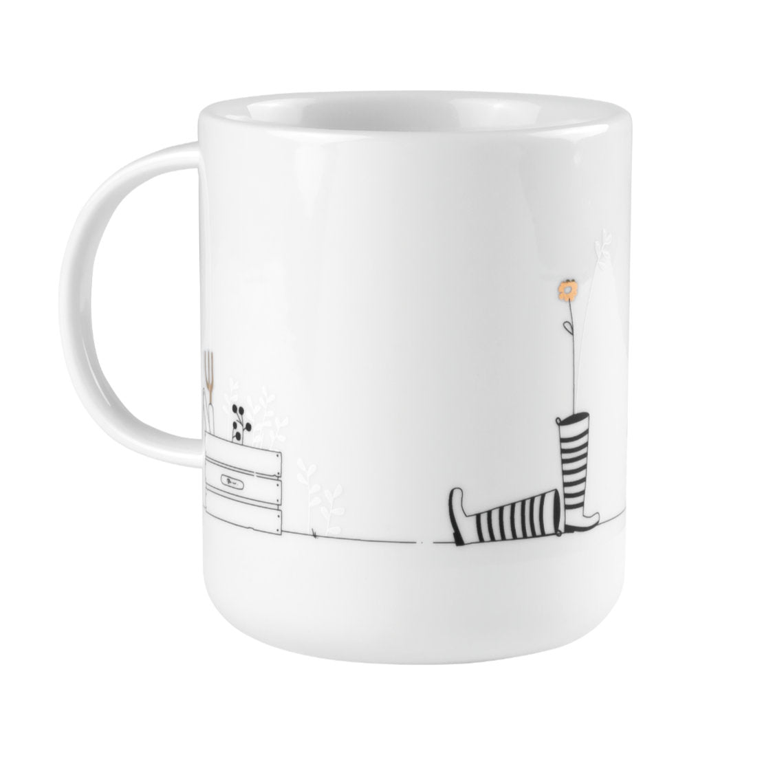 Radar Porcelain Coffee Mug | Garden