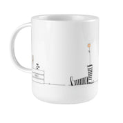 Radar Porcelain Coffee Mug | Garden