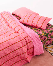 Kip & Co Golden Peony Organic Cotton Fitted Sheet | King