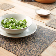 Liga Umber Rectangle Place Mats | Set Of 4
