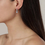 Dyrberg Kern Dessa Earrings | Crystal Silver