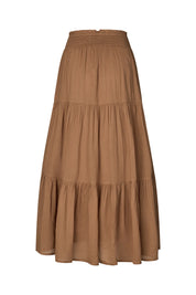 Lollys Laundry Diamond Maxi Skirt | Camel