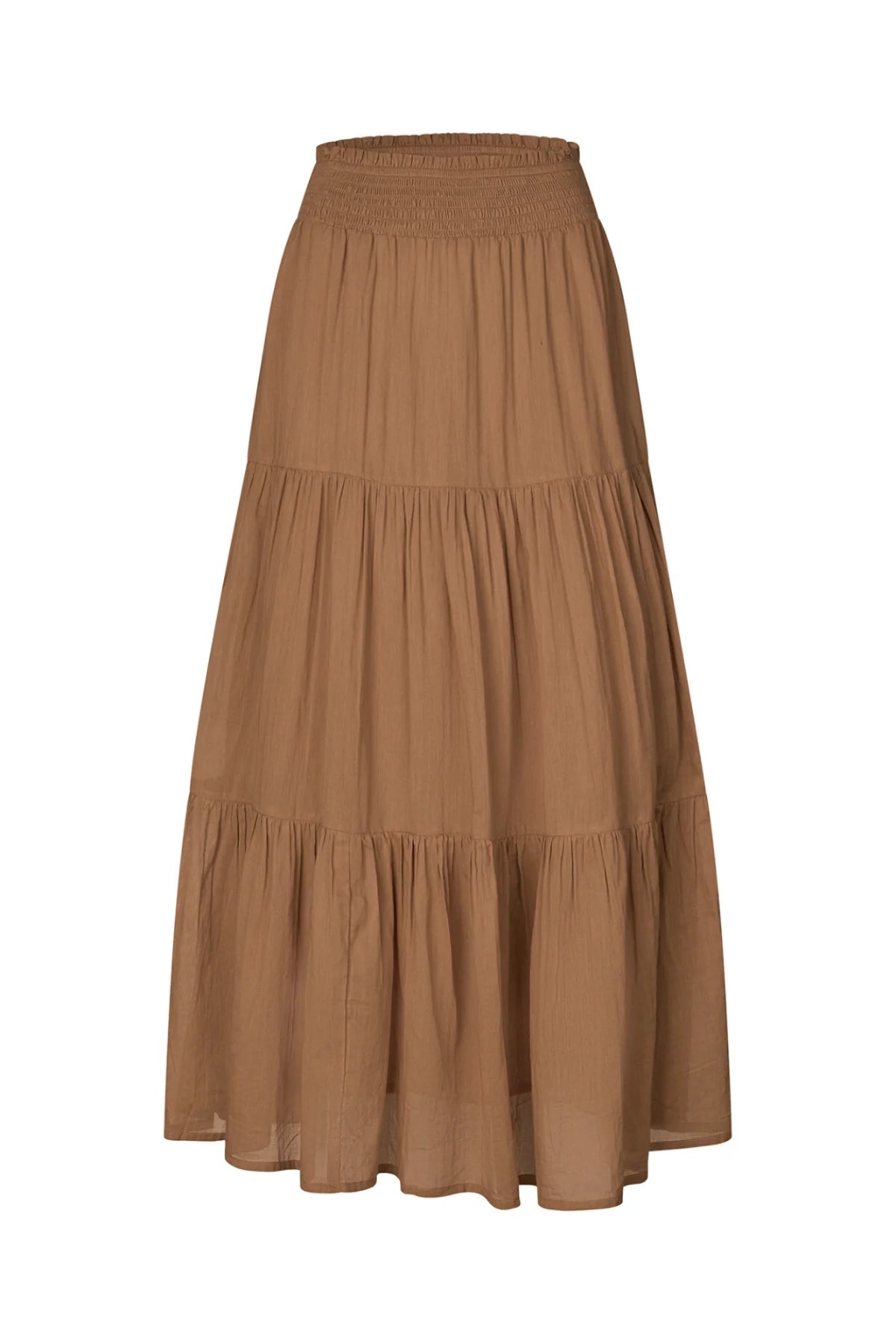 Lollys Laundry Diamond Maxi Skirt | Camel