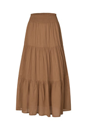Lollys Laundry Diamond Maxi Skirt | Camel