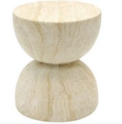 RML Side Table | Travertine Look