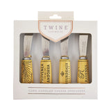 Twine Cork Handled Cheese Spreader | Set Of 4