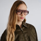 Le Specs Dream Boat Sunglass | Smokey Violet