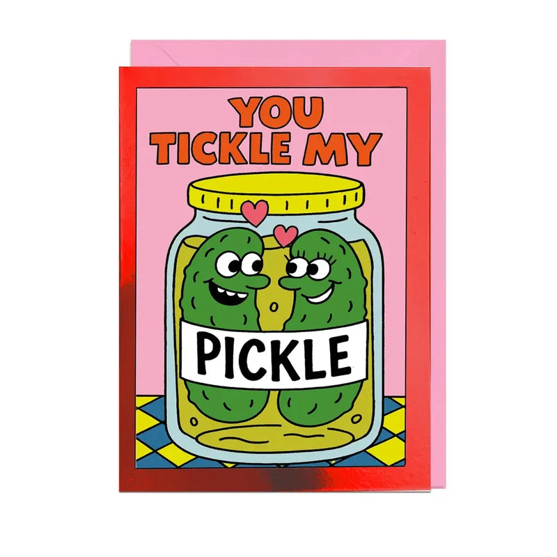 Jolly Awesome You Tickle My Pickle Envelope Foil Card