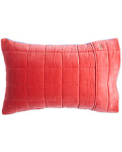 Kip & Co Blue Robin Velvet Quilted Pillowcases | Set Of 2|