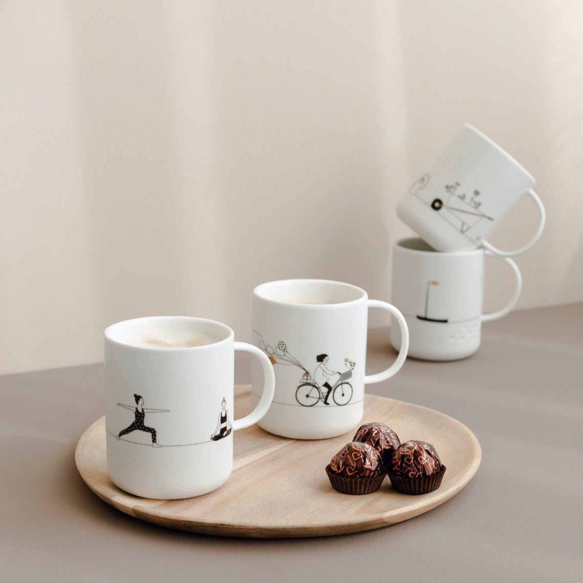 Radar Porcelain Coffee Mug | Garden