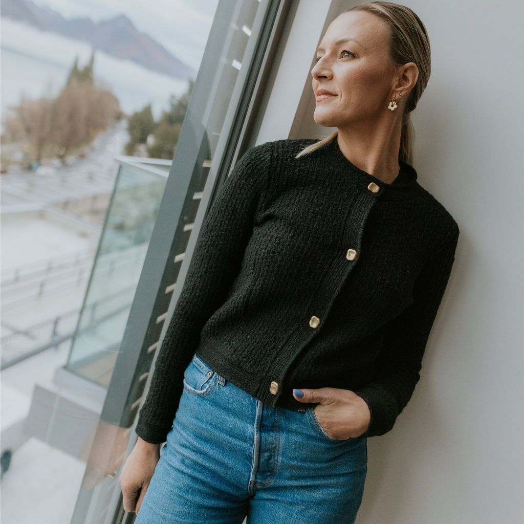 Moke Vivian Womens Cardigan | Black