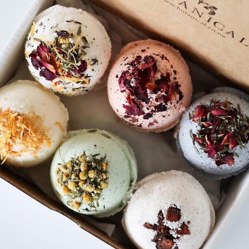 Botanical Bath Bomb Gift Box | Set Of 6
