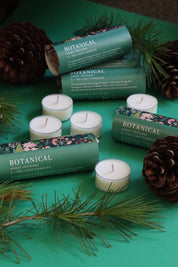 Botanical Christmas Tea Lights | 5 Pack