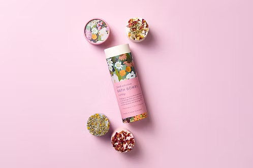 Botanical Bath Bomb Gift Tube | Floral Selection