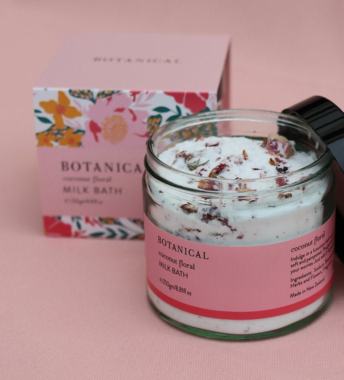 Botanical Coconut Floral Bath Milk | 250gm
