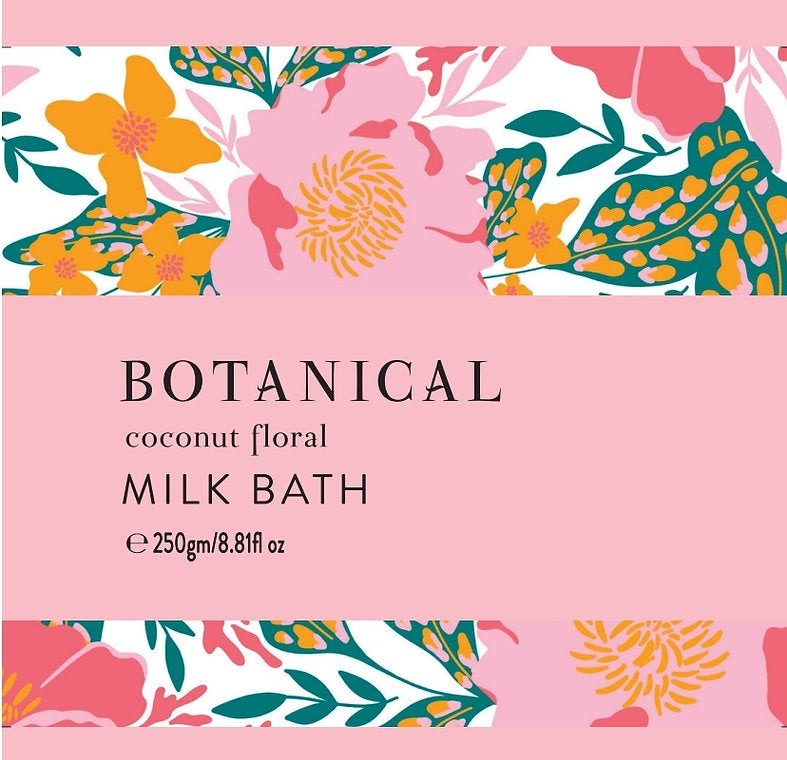 Botanical Coconut Floral Bath Milk | 250gm