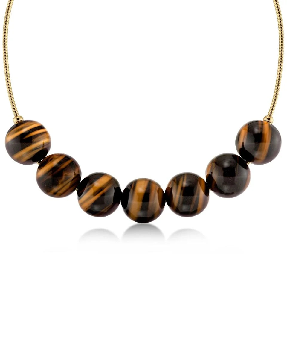 Edblad Aura Necklace | Maxi Gold Brown