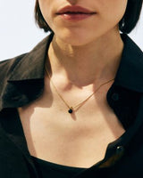 Edblad Aura Necklace | Small Gold Black