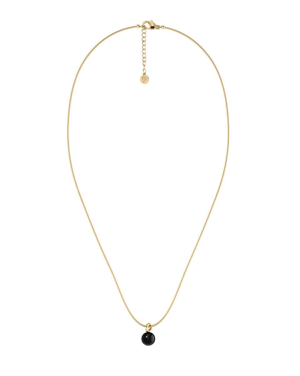 Edblad Aura Necklace | Small Gold Black