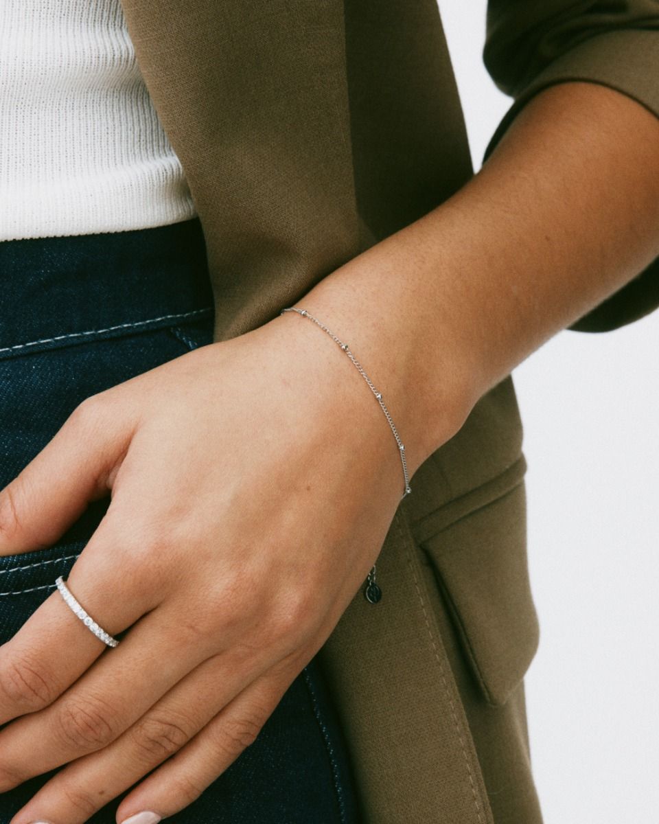 Edblad Beaded Bracelet | Steel