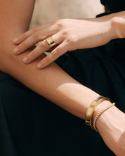Edblad Frame Enamel Ring | Gold