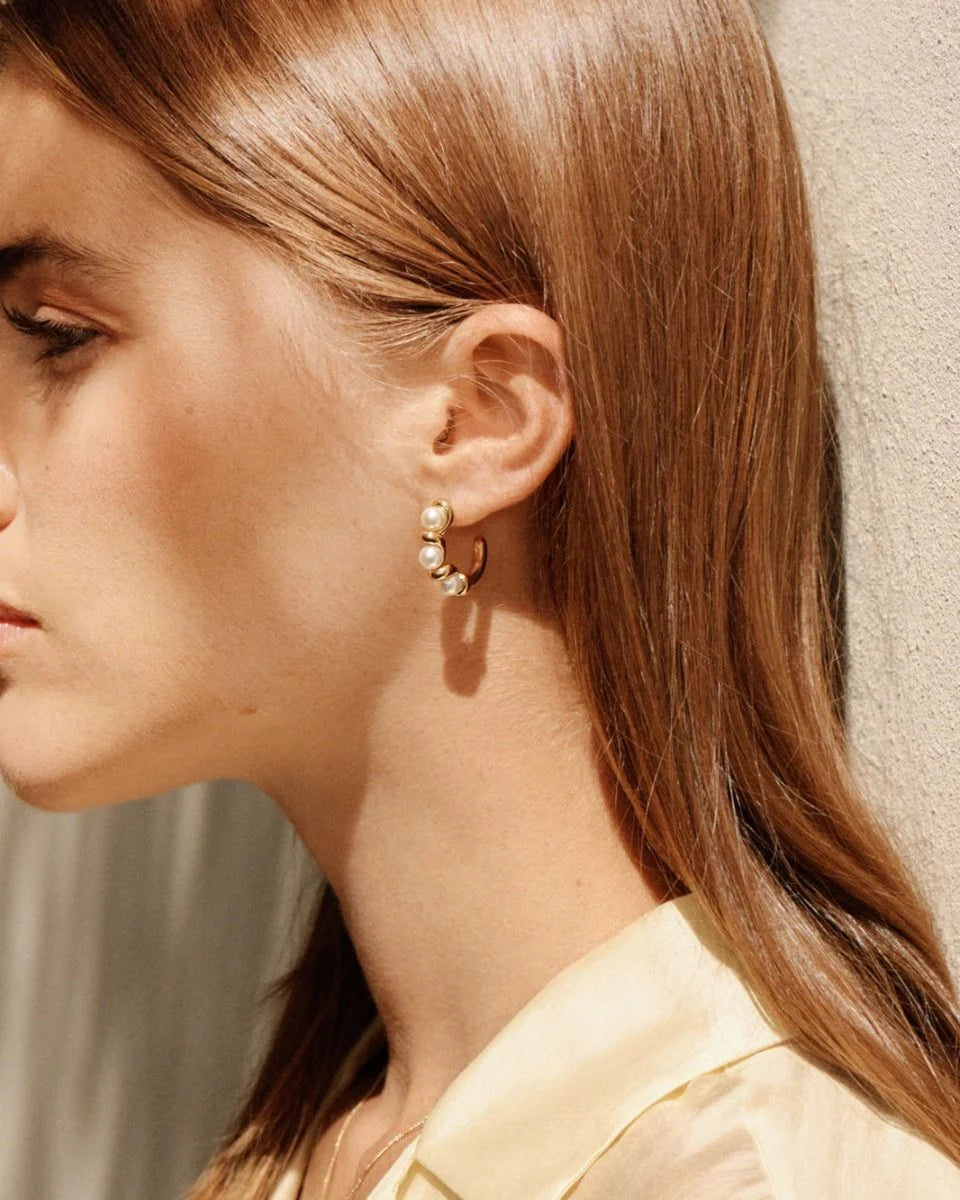 Edblad Margot Hoops | Large Gold