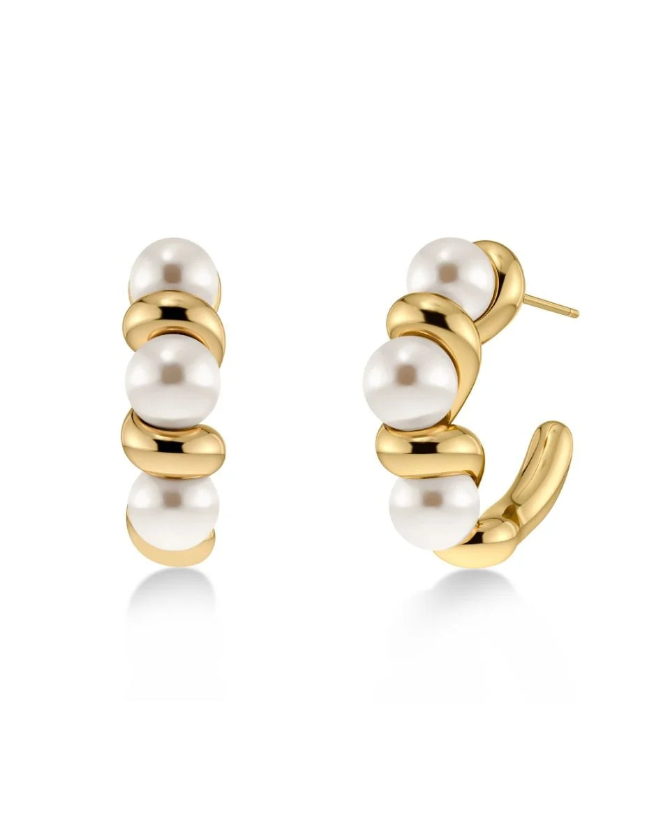 Edblad Margot Hoops | Large Gold