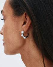 Edblad Margot Hoops | Large Silver