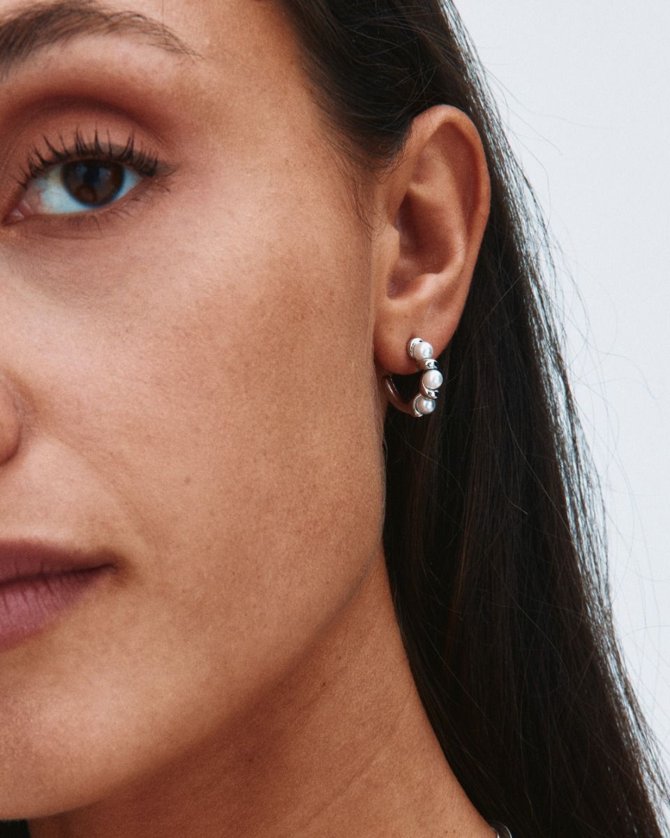 Edblad Margot Hoops | Small Silver