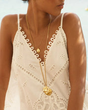 Edblad Petal Necklace | Small Gold