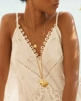 Edblad Petal Necklace | Small Gold