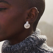 Edblad Redondo Sparkle Studs S Rhodium