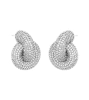 Edblad Redondo Sparkle Studs S Rhodium
